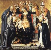 Lorenzo di Alessandro da Sanseverino The Mystic Marriage of Saint Catherine of Siena oil painting reproduction